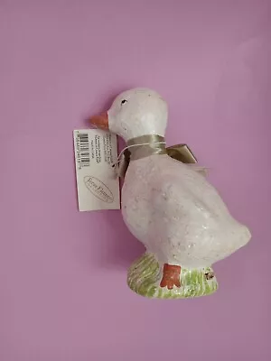 Midwest Of Cannon Falls Teena Flanner Easter White Duck 5.5  Figure -NWT • $12.99