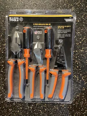 Klein Tools 5-Piece Insulated Tool Kit Safety Rated *NEW* • $48.03