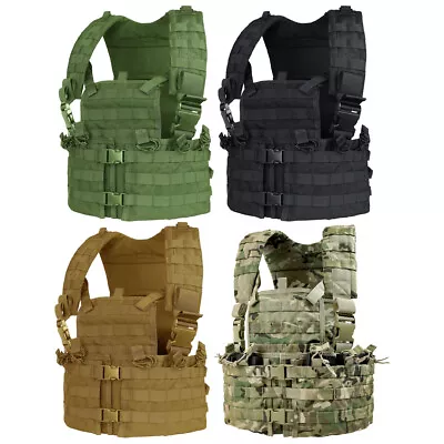 Condor CS Modular Chest Set MOLLE Adjustable Airsoft Chest Rig Tactical Vest • $62.95