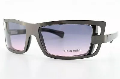 Alain Mikli Sunglasses 5679 09056 Gunmetal Black Fancy Crazy Frame Large C2001 • £208.89