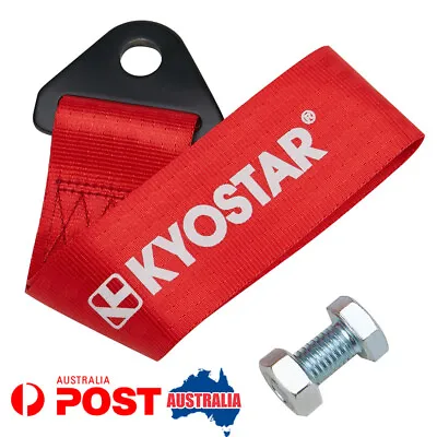 $17.50 • Buy Universal Tow Strap High Strength JDM Racing Front &Rear Tow Hook Nylon Belt Red