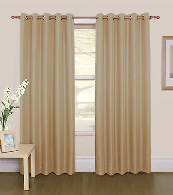 £33.99 • Buy  Rome  Lined Heavy Designer Eyelet Ring Top Ready Made Curtains