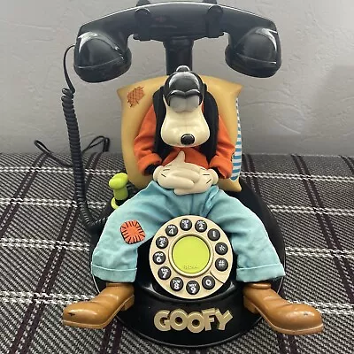 Vintage Disney Goofy Telephone - Talking & Animated Corded Landline Phone • £30