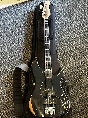Sire Marcus Miller P7 Bass Black Modified Relic Treatment Nordstrand Pickups • £399
