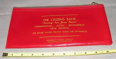 Vintage The Citizens Bank Farmington Aztec Bloomfield NM Night Drop Money Bag  • $19.99