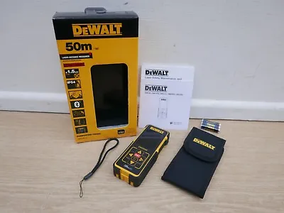Dewalt Dw03050 Ldm Laser Distance Measure & Pouch 50m Range  • £134.89