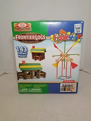 Ideal Timeless Toys Original Frontier Logs/Fiddlestix 143 Pc - Complete • $29.98