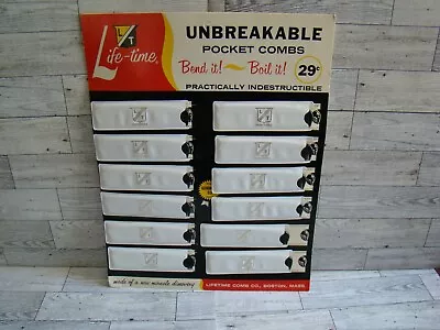 Vintage Store Display Comb Display Dealer Show Room Man Cave Garage Shop Counter • $99.99