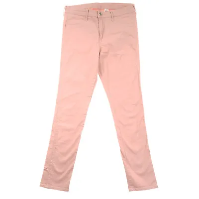 H&M Skinny Ankle Jeans Womens 31 Mid Rise Pink Denim • $17.99