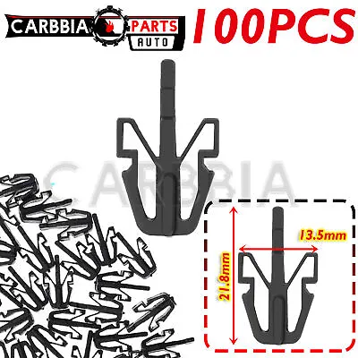 100pcs Black ABS Grille Clip Retainer Fit For GMC Chevy Mazda Toyota 90467-13011 • $5.80