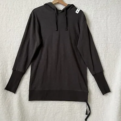 VOLCOM Mens Black/Charcoal 2tone Bridge Pullover Fleece Snowboarding Hoodie Sz S • $37.89