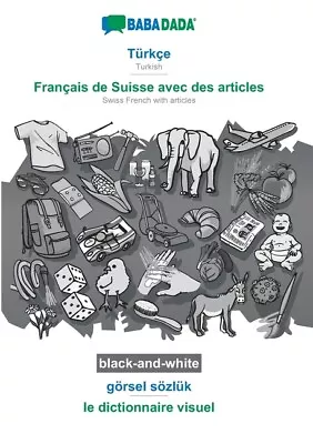 Babadada Black-And-White T?Rk?E - Fran?Ais De Suisse Avec Des Articles G?... • $12.12