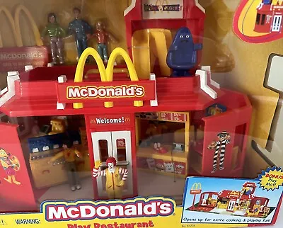 VINTAGE 2003 McDonalds Play Restaurant Playset Drive Thru & Family Ronald NRFB • $300