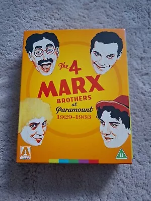 The 4 Marx Brothers At Paramount 1929-1933 Blu-ray Box Set (Arrow Video) • £37.99