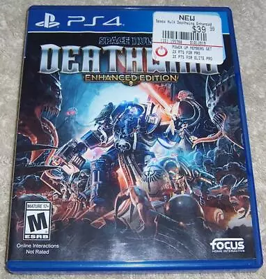 Space Hulk: Deathwing Enhanced Edition PlayStation 4 PS4 Game • $8.99