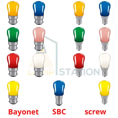 £13.99 • Buy Crompton Colourglazed Pygmy Sign 15W E14 B22d B15d Decorative Light Bulb Lamp