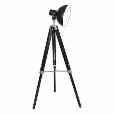 $119.15 • Buy Tripod Floor Spot Lamp Reading Light Adjustable Height Metal Black