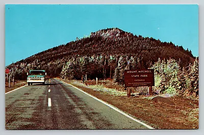 Mt Mitchell State Park North Carolina Entrance Ford Pickup Blue Ridge Postcard • $5.35