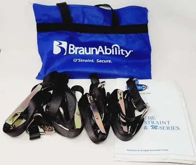4 Braun Ability Q'straint Restraints W / C M-203-l30-q 'straint' • $49.99