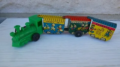 Vintage 1953 Marx Casey Jr. Disney Land Express Train Wind Up Plastic Tin Litho • $40