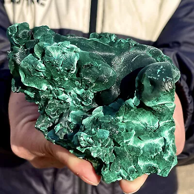 1.32LB Natural Malachite Cluster Healing Crystal Mineral Rock Chunks Decor Gift • $0.99