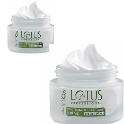 Lotus Professional Phyto Rx Whitening Brightening Cream SPF 25 PA+++ 50g`Pack 2 • £36.32