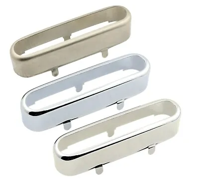 $11.99 • Buy NICKEL SILVER Open Top Telecaster Tele Neck Pickup Cover Chrome Nickel  Unplated