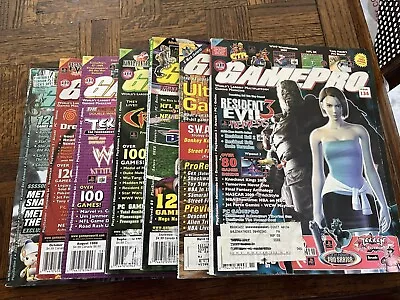 Gamepro Vintage Video Game Magazine Lot Of 7. Also Includes 4 Bonus Magazines • $60