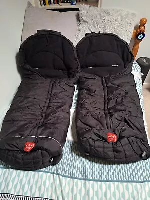 Two Kaiser Extra Long Universal Footmuffs For 6-36 Months • £50