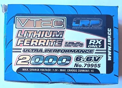 LRP 79955 Vtec Lifepo Rx-Pack 2/3A Hump 2000 - Rx-Only - 6.6V RC Model Parts Nos • £32.30