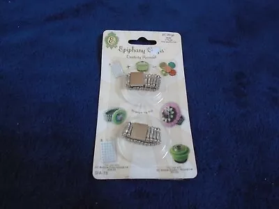 NEW Epiphany Crafts EC Rings Silver Lot Of 2 One Size Fits Most Sealed • $9.89