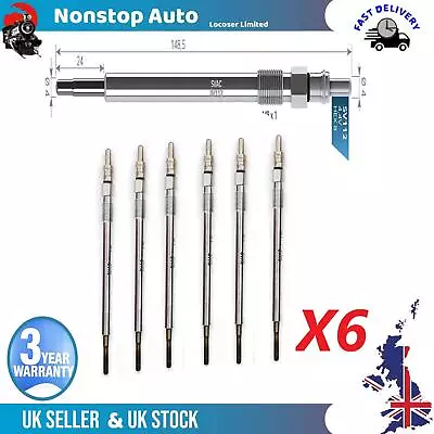 £19.99 • Buy 6X Glow Plugs For CHRYSLER 300 C 05175756AA