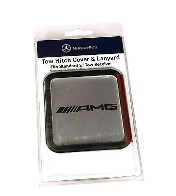 Mercedes-benz Genuine Amg 2  Tow Hitch Receiver Plug Cover & Lanyard New G Ml Gl • $46.79