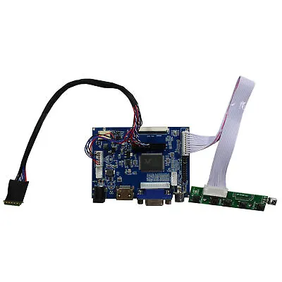 HDMI VGA AV LCD Controller Board For 40Pin LVDS 1366x768 LCD Screen • $25.99