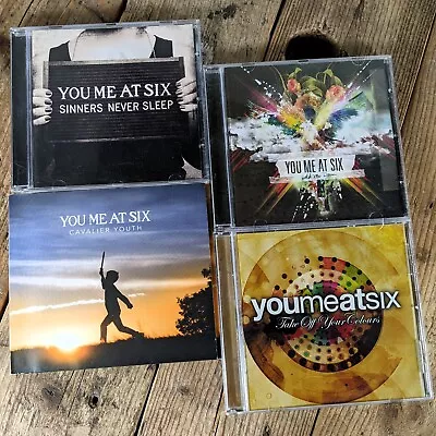 You Me At Six CD Album Bundle X4: Sinners Never Sleep Cavalier Youth Hold Me • $11.14