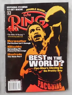 $10 • Buy Manny Pacquiao - March 2007 RING Boxing Magazine - EX