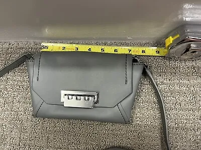 Zac Posen Gray Eartha Envelope Womens Single Strap Mini Handbag Purse • $30