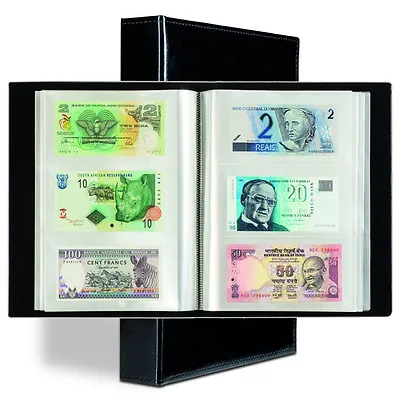 Currency Collection Album Modern Banknotes Money High Quality Leatherette Book • $49.90