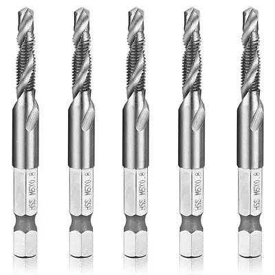 Hymnorq M5 X 0.8 Metric HSS 4341 Combination Drill And Tap Bit Set Of 5Pcs With  • $18.86