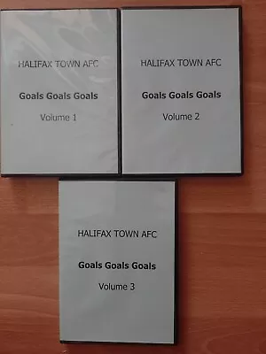 Halifax Town Goals Goals Goals 3 DVDS • £2.99