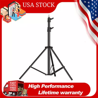 Portable Metal Light Stand Heavy Duty Adjustable Photography Tripod Stand C4Z9 • $25.99