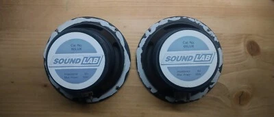 £10 • Buy 2x 65LUX Soundlab 6.5  Speakers 16cm 8ohm 60W Full Range Driver