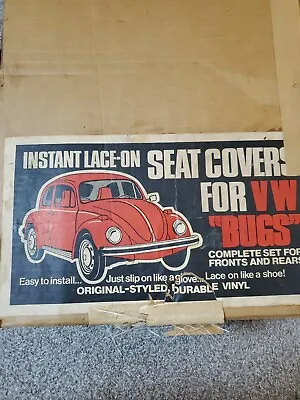 Vintage Instant Lace-on Seat Covers For VW Bugs • $374.99