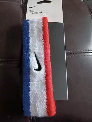 Brand New Nike Headband Red White Blue Men’s..NEW IN PACKAGE..LOOK  • $14.99