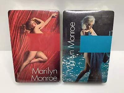 Lot Of 2 Vintage Marilyn Monroe Playing Cards 2 Full Decks Sealed Red/Blue *Read • $34.99