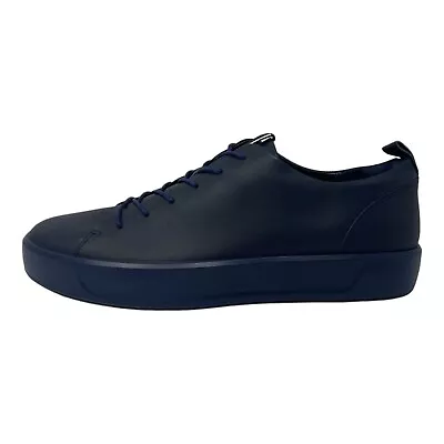 ECCO Men’s Soft 8 Leather Casual Shoe Night Sky  • $129.95