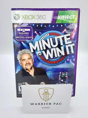 Minute To Win It (Xbox 360 Kinect) CIB | Cleaned | Tested & Working | Free Ship • $7.19