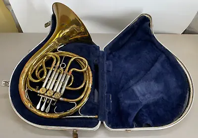 $500 • Buy Bundy Selmer French Horn 452580 In Conn Hard Carry Case No Mouthpiece