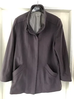 Marks And Spencer Coat Size 20 Ladies Jacket Grey Winter M&S Womens Clothes • £34.99