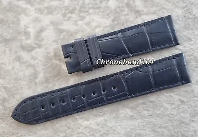 $299.58 • Buy Genuine OEM Vacheron Constantin 20/18mm Blue Matte Leather Watch Strap Band NEW!